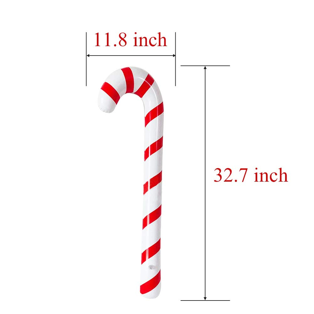 Joliyoou Inflatable Candy Cane, Christmas Holiday Decorations 6 Packs