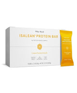 Isagenix Whey-Based IsaLean® Protein Bar - For Meal Replacement & Muscle Support - Lemon Passion Crunch (10 Bars)