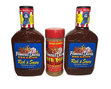 Famous Dave's Rich & Sassy BBQ Sauce and Rib Rub Bundle