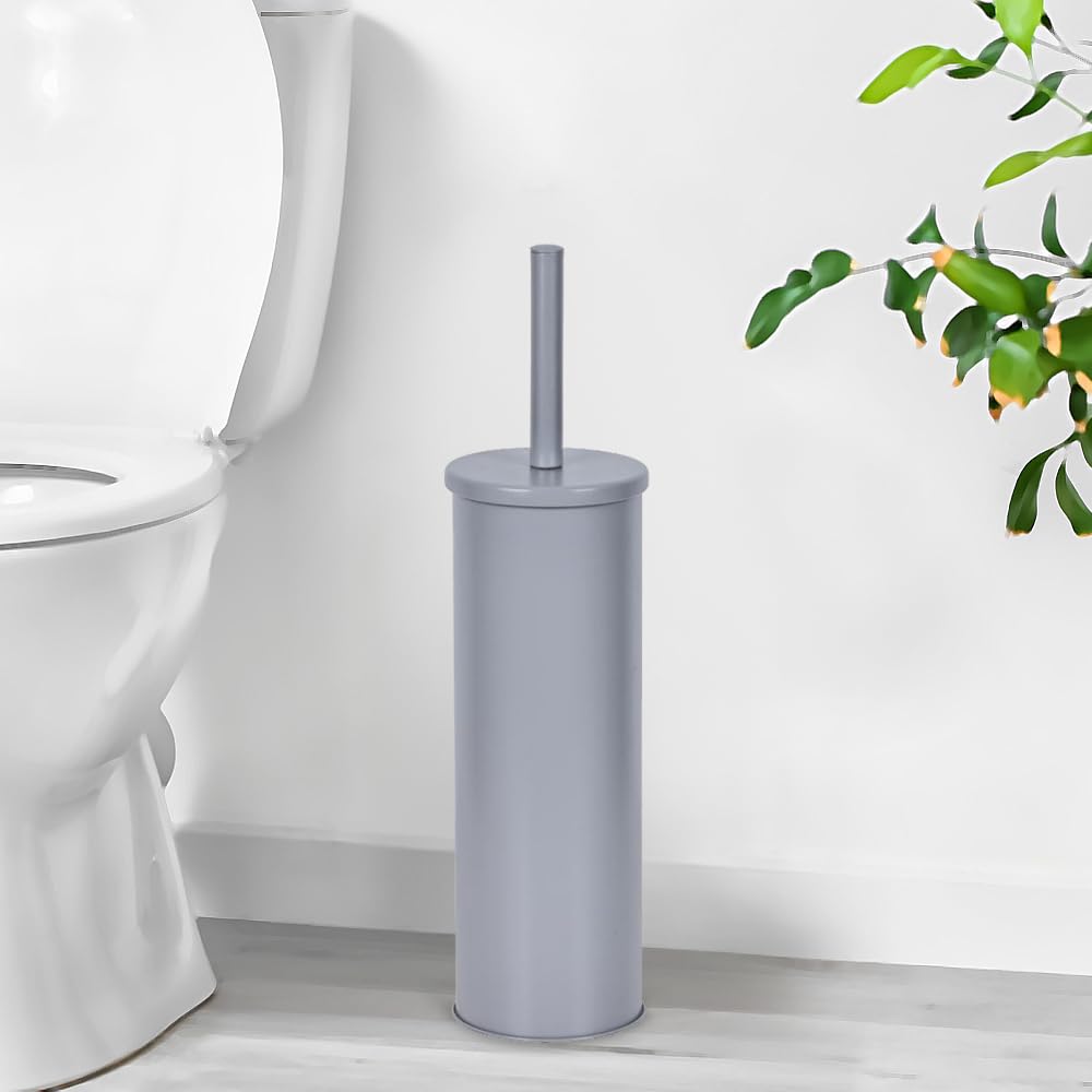 Deep & Sturdy Toilet Bowl Brush with Holder - Durable Scrubbing - Toilet Cleaners - Household Essentials - Bathroom Cleaner - Cleaning Supplies