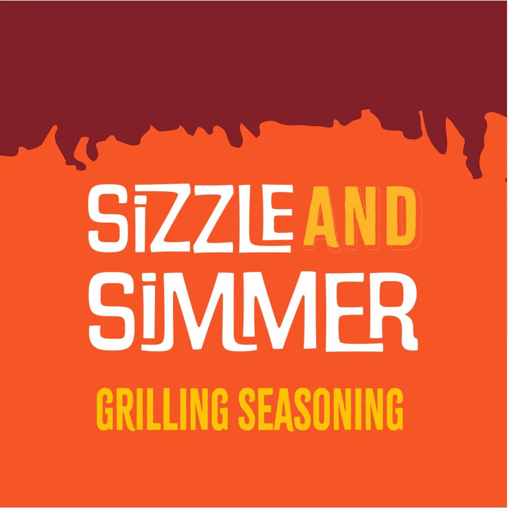 Simtol Foods Sizzle and Simmer Grilling Seasoning - Bold, Aromatic Spice Blend for Meat, Vegetables & Seafood - African-Inspired BBQ Rub
