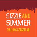 Simtol Foods Sizzle and Simmer Grilling Seasoning - Bold, Aromatic Spice Blend for Meat, Vegetables & Seafood - African-Inspired BBQ Rub