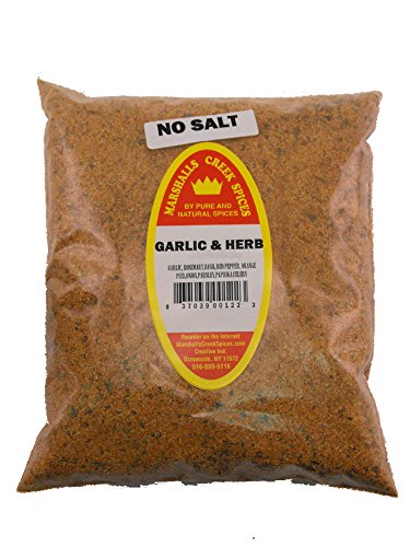 Marshalls Creek Kosher Spices (st11) GARLIC AND HERB SEASONING NO SALT REFILL 11 OZ.
