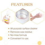 GIGI Sure Clean Wax Residue Remover, All-Purpose Surface Cleaner for Warmers, Salon & Spa Equipment, Removes Build-Up, 16 fl oz