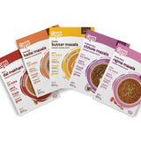 CURRYiT Vegetarian Combo | Chole Masala, Dal Makhni, Butter Paneer, Punjabi Kadhai Masala & Rajma | Ready in 15 Mins | Made with Ghee | Ready To Cook