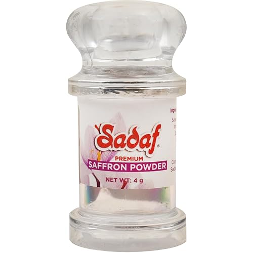 Sadaf Saffron Powder Pure for cooking | Persian saffron extract powder | Ground saffron spice | Kosher | Premium Grade ‘A’ 4 g