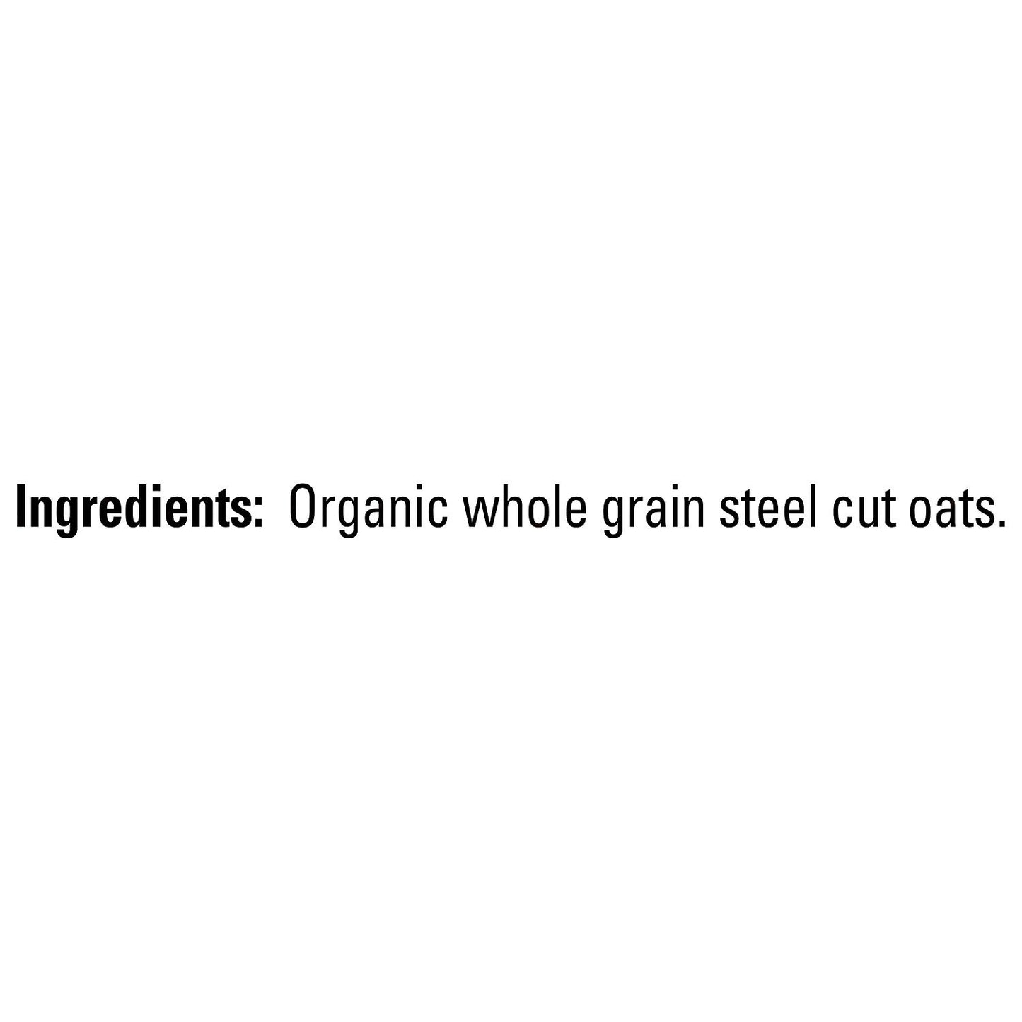 Quaker Steel Cut Oats, USDA Organic, Non GMO Project Verified, 20oz Resealable Bag