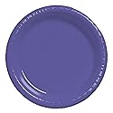 Creative Converting Touch of Color 20 Count Plastic Lunch Plates, Purple
