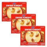 Swiss Knight Cheese Fondue L’Originale, 14 oz | Authentic Swiss Cheese Fondue | Non-GMO | Naturally Lactose & Gluten Free | Product of Switzerland