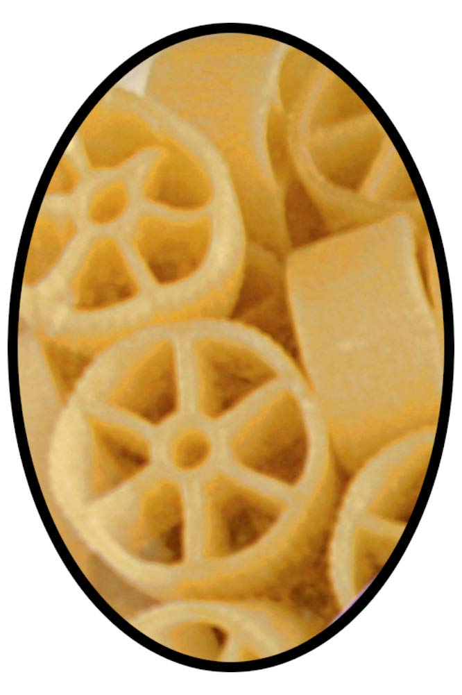 Maestri Pastai, Gourmet Ruote "Wagon Wheels" Italian Pasta (Pack of 3) Special "Series 42", Superior Taste & Texture, Premium Quality Imported from
