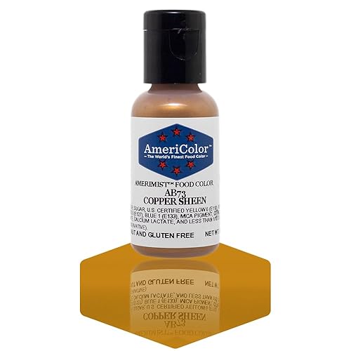 AmeriColor Amerimist Airbrush Color .65 Ounce, Copper Metallic Sheen