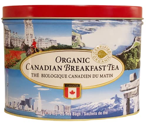 CANADA TRUE premium Ceylon Black Tea -25 Tea Bags 50g Can Package (Organic Canadian Breakfast Tea)