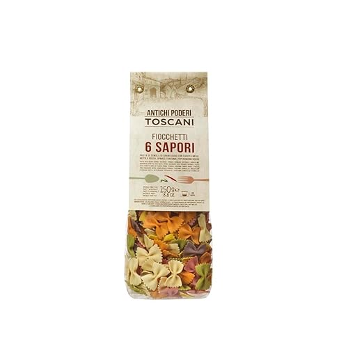 ANTICHI PODERI TOSCANI Handmade Flavored Pasta Six Flavor Fiocchetti 8.8oz