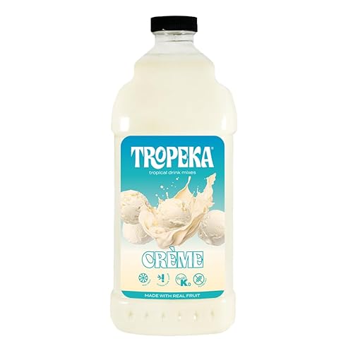 Tropeka Tropical Crème Frozen Drink Mix - All-Natural, Real Fruit & Florida Cane Sugar, Gluten-Free and Perfect for Cocktails, Smoothies, Slushies