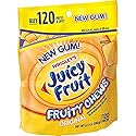 Juicy Fruit Fruity Chews Original Sugarfree Gum, 120 piece bag (6 Pack)