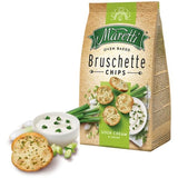 All Natural Bruschette Bruschetta Vegan Cracker Bruschettini Chips 4 PACK (5oz, Sour Cream And Onion)