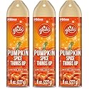 Glade Air Freshener Spray, 3 Pack, Pumpkin Spice Things Up Fall Harvest Scent, Limited Edition Holiday Collection, Pumpkin Spice Thanksgiving Scented