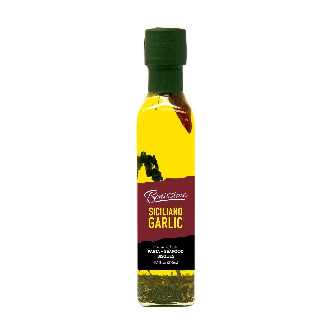 Siciliano Herb Infused Oil, All Natural Gourmet Cooking Oil with Fragrant Mediterranean Herbs, Ideal for Dipping, Roasting, Sautéing, and Drizzling