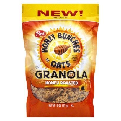 Honey Bunches of Oats Honey Roasted Granola 4 Pack, 11 oz