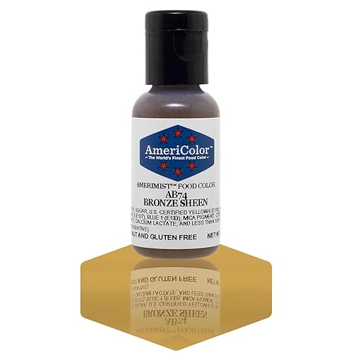 AmeriColor Amerimist Airbrush Color .65 Ounce, Bronze Metallic Sheen