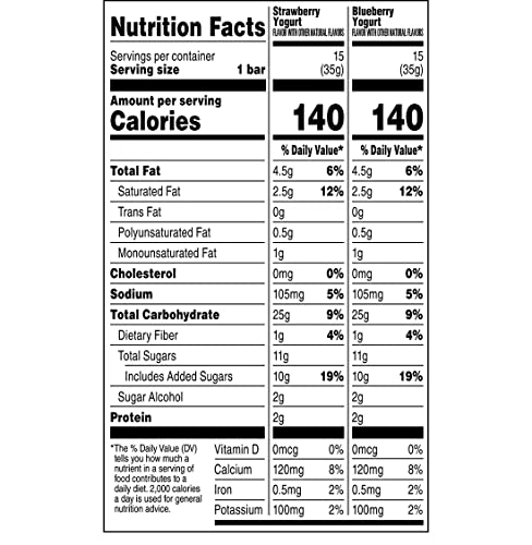Quaker Chewy Yogurt Granola Bars Variety Pack, 30 ct.