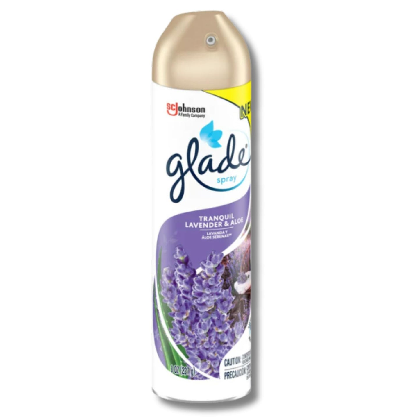 GLE Glade Air Freshener, Room Spray, Tranquil Lavender & Aloe, 8 Oz 2-Packs