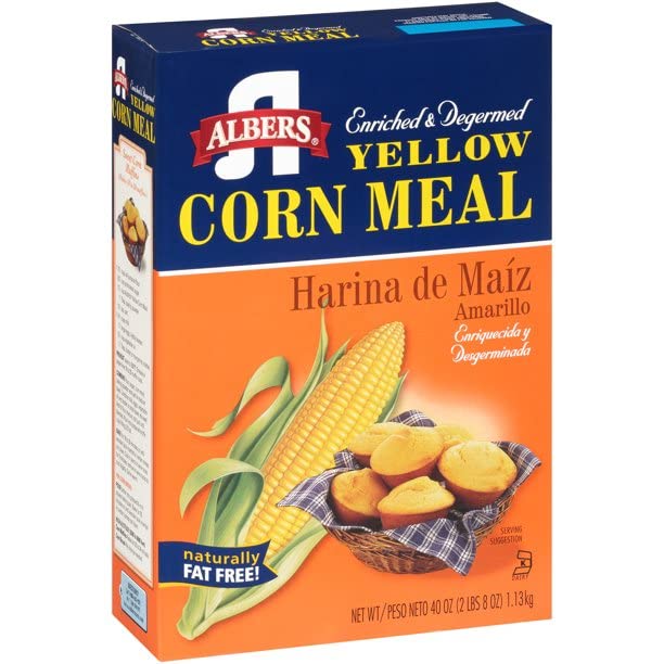 Albers Yellow Corn Meal, 40 OZ (Pack of 2)
