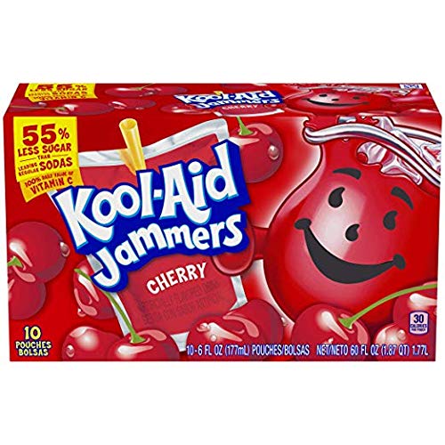 Kool-Aid Jammers Fruit Drink, Cherry (Pack of 2)