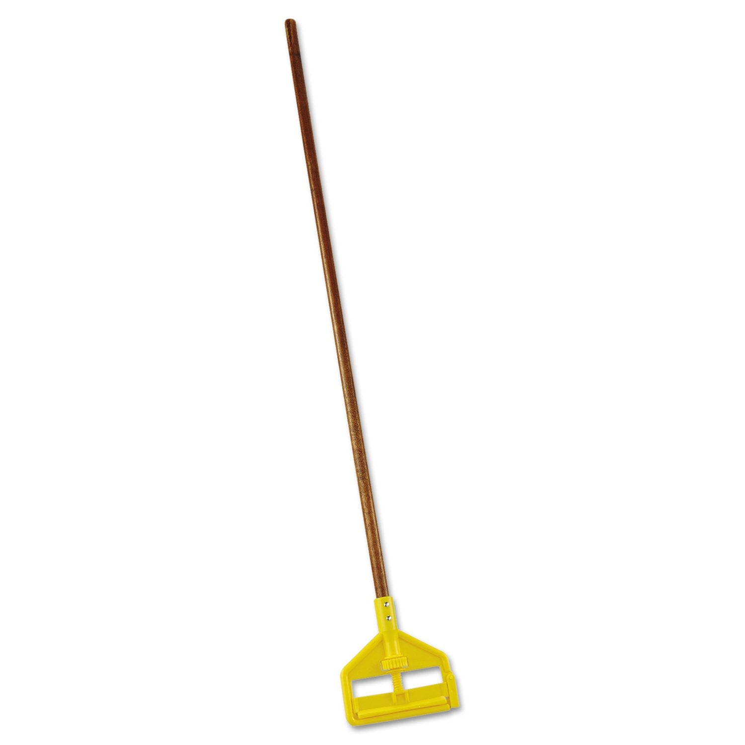 Rubbermaid Commercial Products Invader 54" Wood Wet Mop Handle, Natural, for Professional/Industrial Floor Cleaning, Compatible with 1" Headband Mops