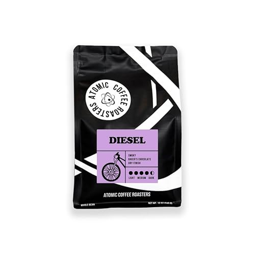 Atomic Coffee Roasters - Diesel Dark Roast, Whole Bean, 12 oz