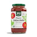 365 by Whole Foods Market, Organic Italian Herb Pasta Sauce, 25 Ounce