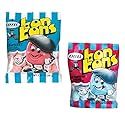 Eiffel Bon Bons 1.25oz 8 Bag Variety Snack Pack, French Candy (4 Strawberry, 4 Blue Raspberry)