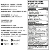 Food to Live Organic Dry Roasted Whole Cashews, 2 Pounds Non-GMO, Unsalted, Oven Roasted Nuts, No Oil Added, Kosher, Vegan, Bulk. Crunchy Texture