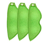 3 Pcs Green Multipurpose Bean Shaped Sponge Set, Heat Resistant Bottle and Internal Cleaning Sponges, Reusable entreprises Bottle Cleaning Tools