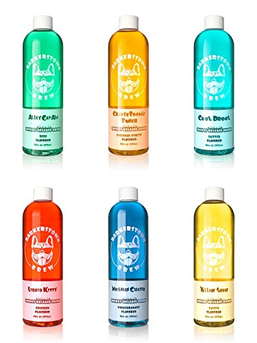 Barkerstown Brew, Advanced Hydration for Dogs, 12 Ounce Bottle (6 Pack) (Variety Pack - One of Each Flavor)