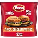 Tyson Frozen Spicy Chicken Patties, 23 Oz