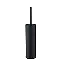 BGL Stainless Steel Toilet Brush with Holder, 2 Black Bristle Heads
