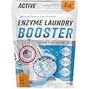 Enzyme Laundry Booster Odor Remover - 2 lbs Unscented Enzymatic Clothes Stain Cleaner Powder, Natural Deodorizer with Bio Active Enzymes, Detergent