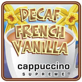 Cappuccino Supreme 2 lb bag Decaf French Vanilla Cappuccino Mix