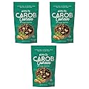 Missy J's Organic Carob Covered Cashews 8 Oz 3 Pack, Vegan Gluten Free, Substitute for Chocolate, Perfect for Snacks and Treats