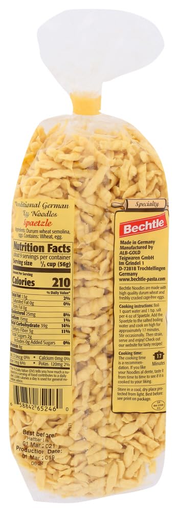Bechtle Noodle Egg Bavarian