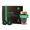 Luxury Instant Espresso - Decaf, Hot or Iced Instant Coffees, Cold Brew Coffee, Double Shot Espresso, 12 Count, 100% Arabica, Sugar Free, No Additives