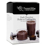 ProteinWise - Dark Chocolate Meal Replacement Shake or Pudding Mix - 7/Box