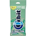 ORBIT Sweet Mint Sugar Free Chewing Gum, 3 Packs of 14-Pieces (42 Total Pieces)