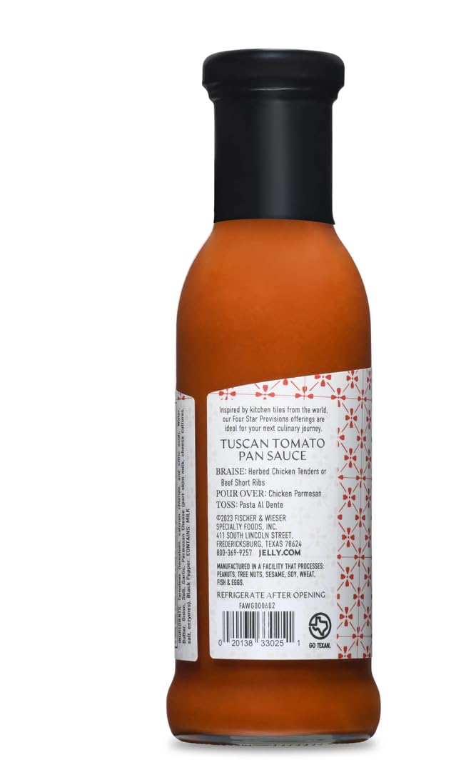 Four Star Provisions Fischer & Wieser - Sauces, Spreads, Jellies, Jams & Dips (Tuscan Tomato Pan Sauce 10oz)