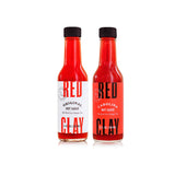 Red Clay Original Hot Sauce & Carolina Hot Sauce in Red Clay Gift Box - Cold-Pressed Fresno Peppers, Chef-Crafted - Gluten Free, 0 Calories, 0 Carbs