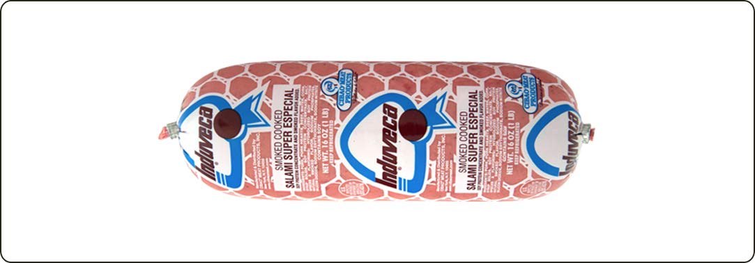 Induveca Smoked Cooked Salami 16 oz Pack of 5