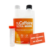nuCaffeine Ultra | New Natural Preservatives | 94 Servings | Natural Caffeine + B3 + Electrolytes | Includes to-Go Tube | Transform Any Drink into an