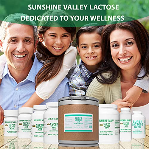Sunshine Valley® Lactose Powder (Milk Sugar) - Fine White Powder for Baking, Cooking & Brewing, Versatile Ingredient for Food Mixtures & Recipes - 2