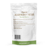 Halo Naturals Organic Agrimony Herb Cut & Sifted, 4 Ounces (Agrimonia eupatoria) USDA Certified | Resealable Pouch| Packaged in The USA